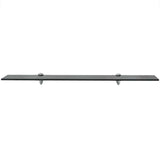 Vidaxl zwevende plank 80x20 cm 8 mm glas