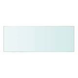 Vidaxl wandschap transparant 40x12 cm glas