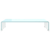 Vidaxl tv-meubel monitorverhoger 60x25x11 cm glas groen groen
