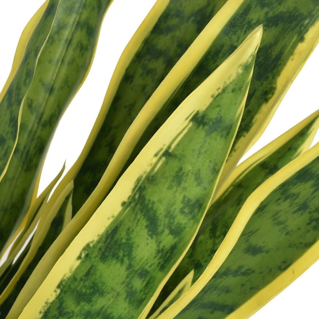 Vidaxl Art Sanseveria Plant avec du pot 65 cm vert
