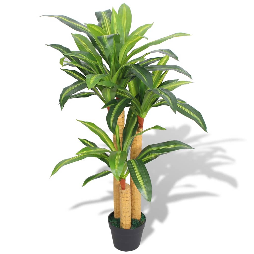 Závod Vidaxl Art Dracena s hrncem 100 cm zelená