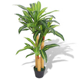 Závod Vidaxl Art Dracena s hrncem 100 cm zelená