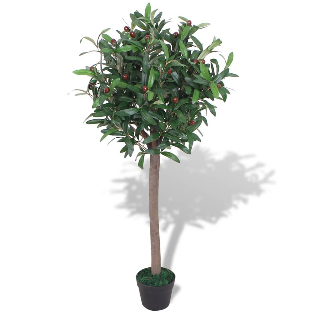 Vidaxl Art Laurier Tree Plants With Pot 120 cm Green