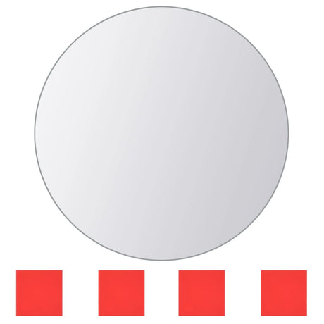 Vidaxl 8 st miroir carreaux multiples en forme