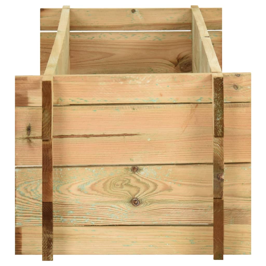 Vidaxl Planning Box 120 cm Pine impregnado