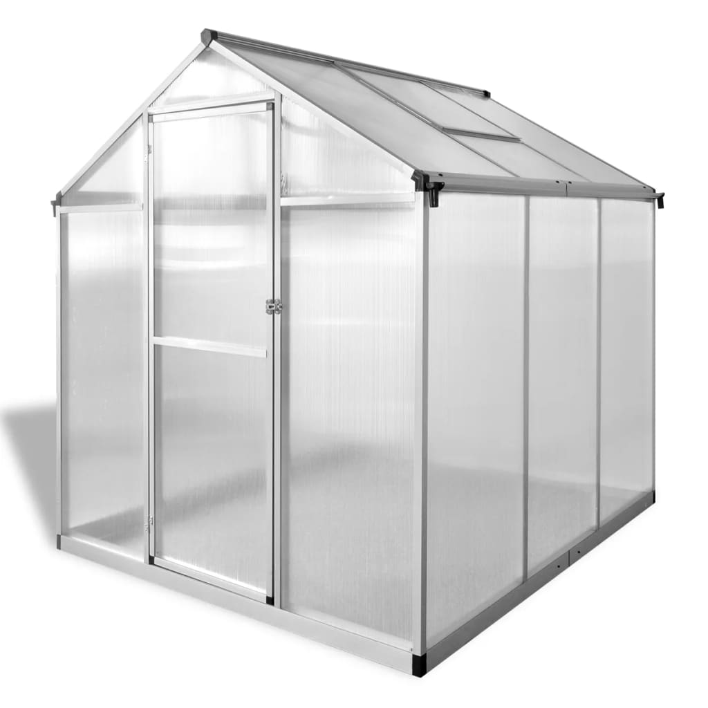 Vidaxl Tuinkas 3,46 m² styrket aluminium