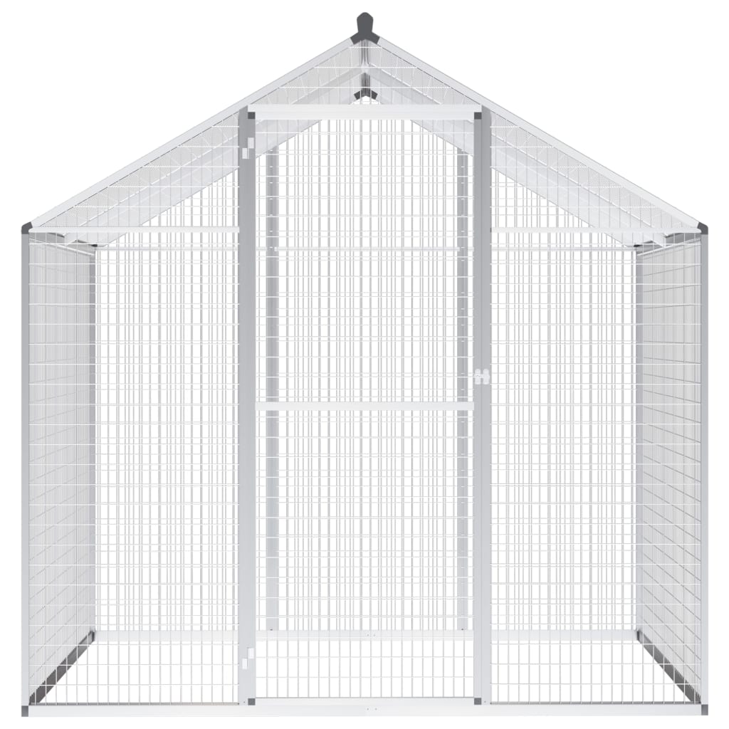 Vidaxl Aviary 178x122x194 cm aluminium