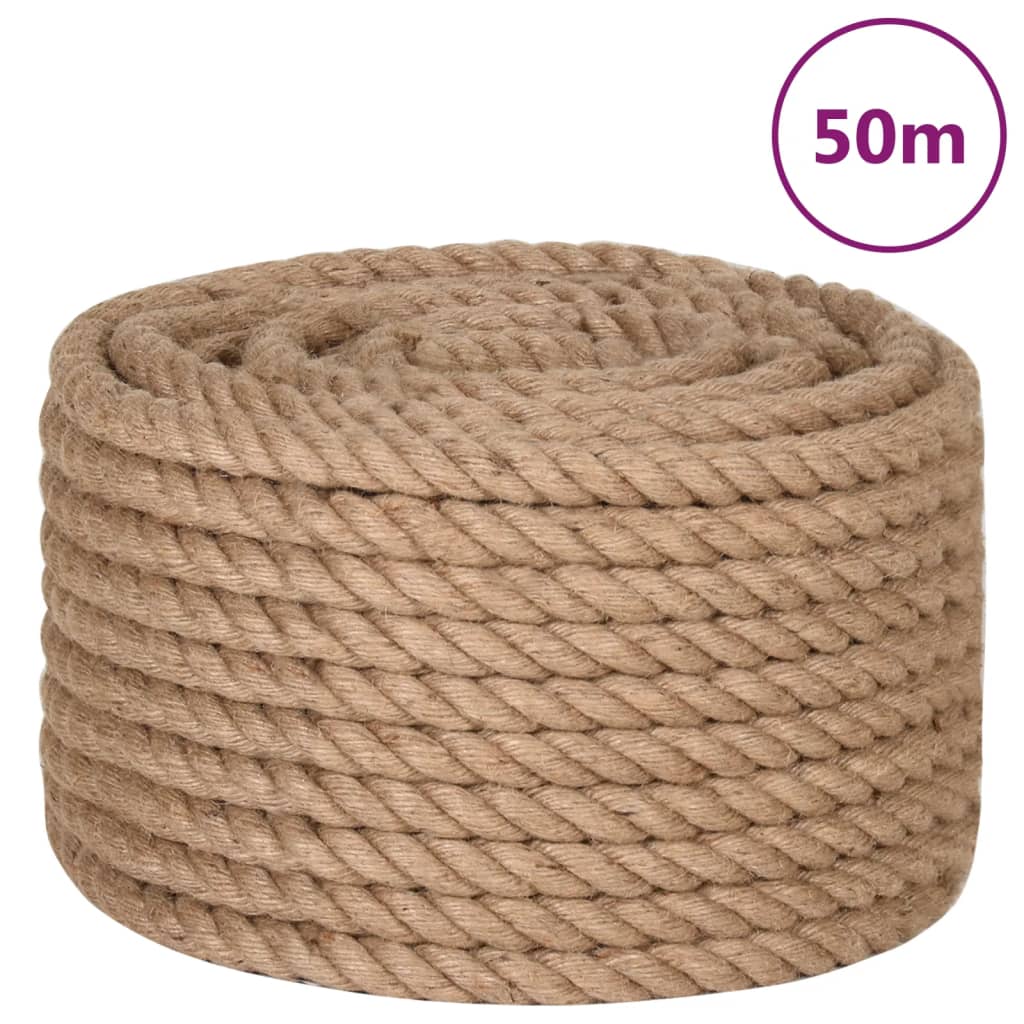 Corde vidaxl 100% jute 20 mm 50 m