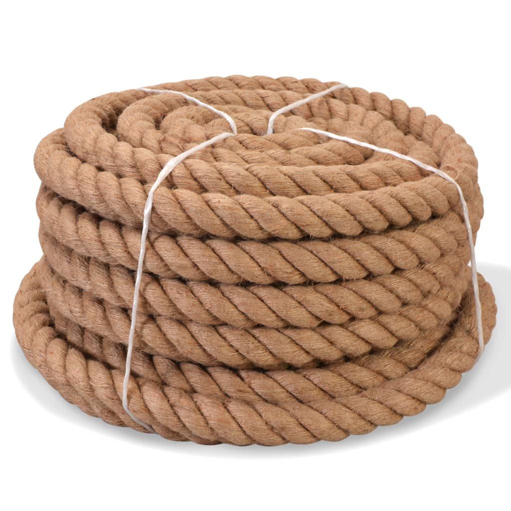 Corde vidaxl 100% jute 30 mm 30 m