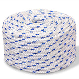 Corde à démarrage Vidaxl 14 mm 50 m de polypropylène blanc