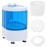 Vidaxl mini machine à laver avec un seul tambour 2,6 kg