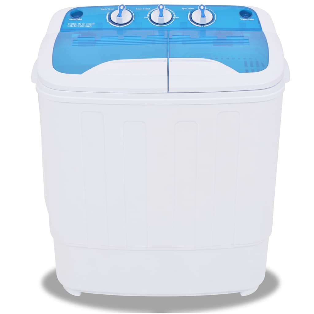 Vidaxl Mini Washing Machine con doppio tamburo 5,6 kg