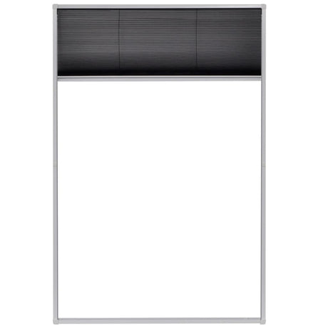 Vidaxl raamhor plissé 80x120 cm aluminium