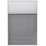 Vidaxl Raamhor Plissé avec Blackout 80x120 cm en aluminium