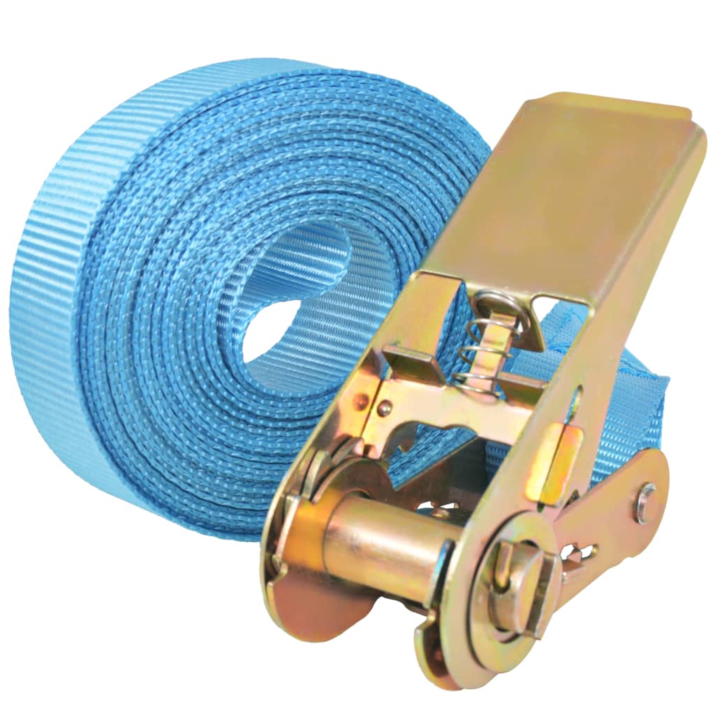 VIDAXL -Spannweite 0,8 Tonnen 4mx25mm Blau 10 Stcs