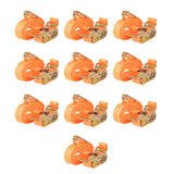 Pneus de gamme de vidaxl 0,4 tonne 6 mx25 mm orange 10 pcs