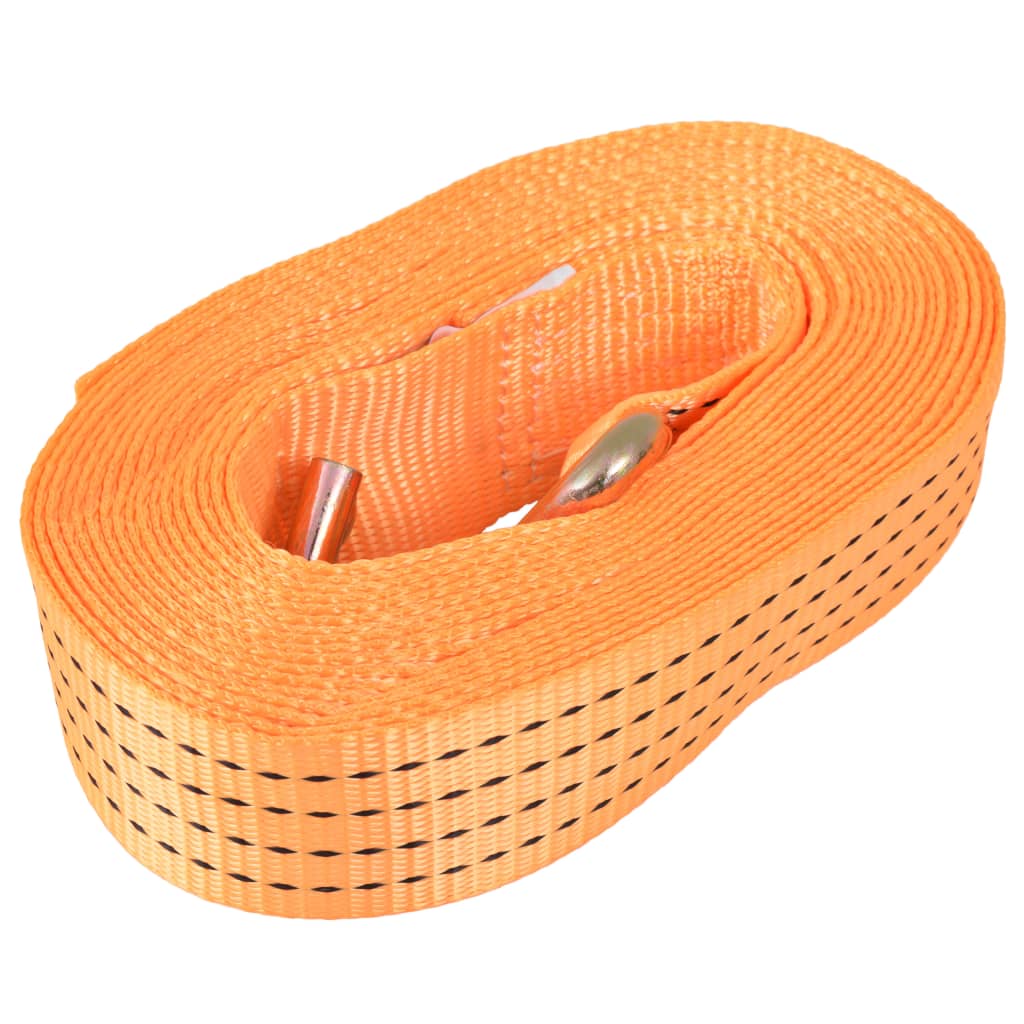 Vidaxl span däck 2 ton 8mx50mm orange 10 st