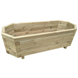 VidaXL Plantenbak verhoogd 100x40x31 cm geïmpregneerd grenenhout