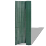 VIDAXL GARDEN SCENCING DOPPIO -CIDE 90X500 CM PVC VERDE