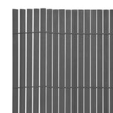 Vidaxl Garden Escoage Double 90x500 cm Gris PVC
