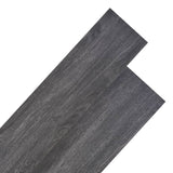 Vidaxl Floorboards Non-self-adhesive 5.26 m² 2 mm PVC Black and White