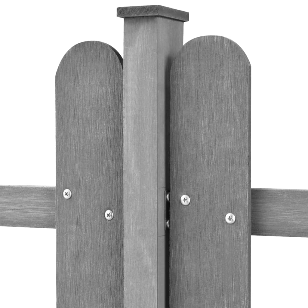 Clôture vidaxl avec poteaux 3 pcs 600x60 cm HKC