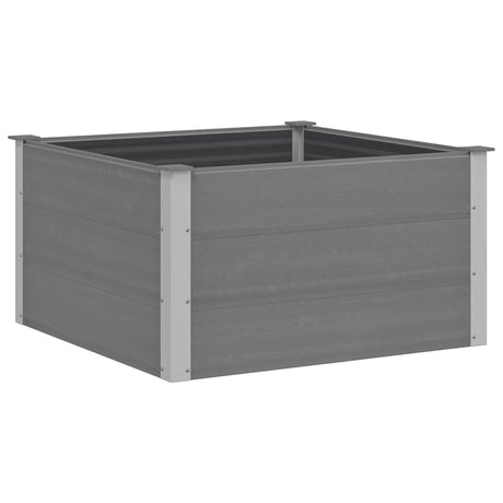 Vidaxl Planter surélevé 100x100x54 cm HKC Gray