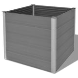 VIDAXL -Planungsbox mit 100x100x91 cm HKC Grey erhöht