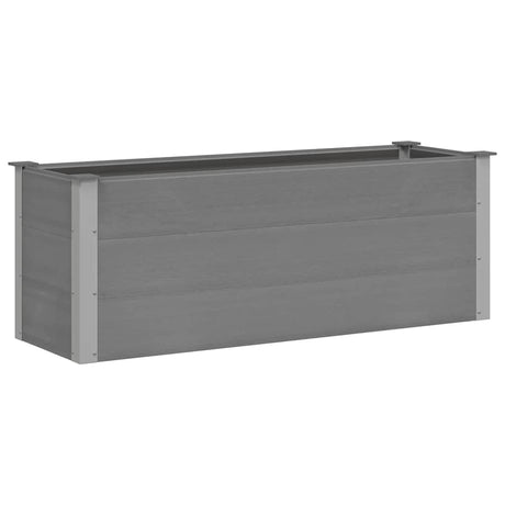 Vidaxl Planter surélevé 150x50x54 cm HKC Gray
