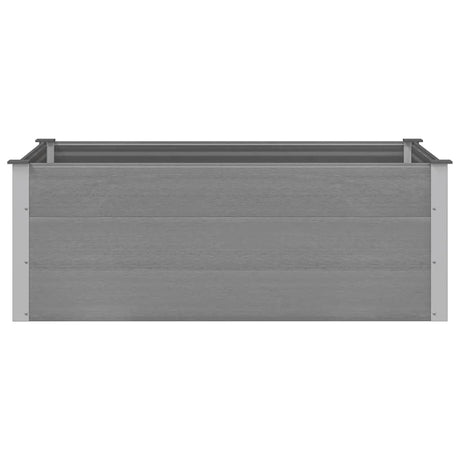 Vidaxl Planter surélevé 150x100x54 cm HKC Gray