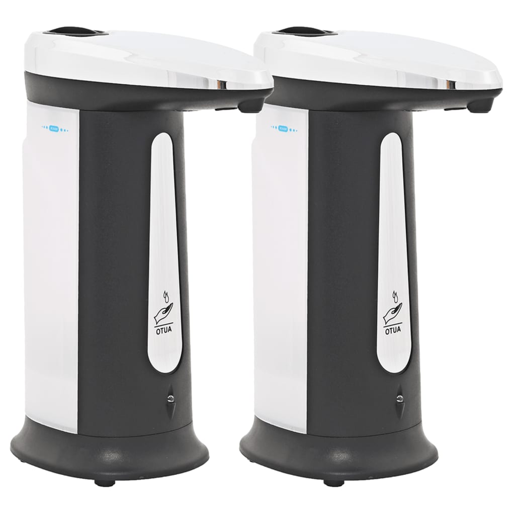 Vidaxl Automatic Soap Dispensers Infrarød sensor 800 ml 2 PC -er