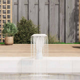 Vidaxl Fountain de piscine Vidaxl 64x30x52 cm en acier inoxydable en argent couleur