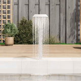 Vidaxl Piscine Fountain 50x30x90 cm en acier inoxydable en argent coloré