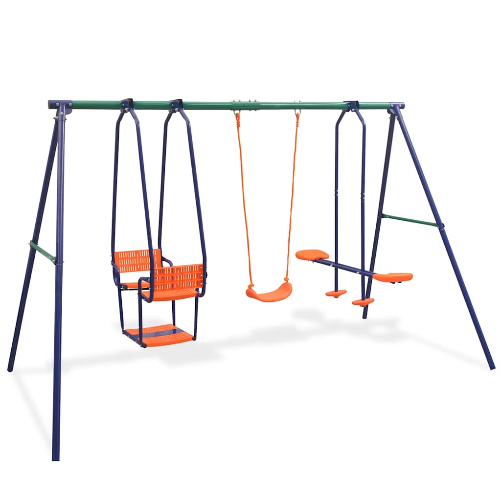 Vidaxl Swings Set con 5 posti arancione