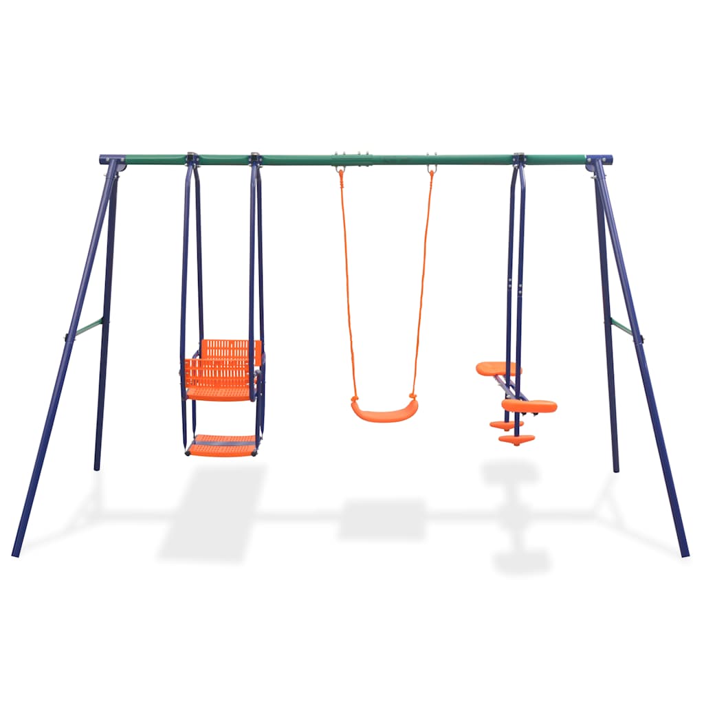 Vidaxl Swings set med 5 platser orange