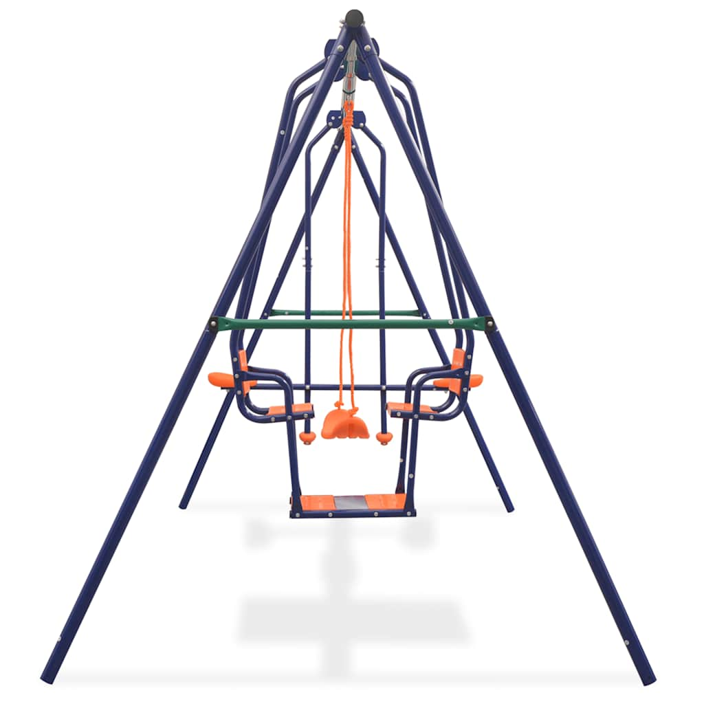 Vidaxl -Schaukeln mit 5 Sitzen orange