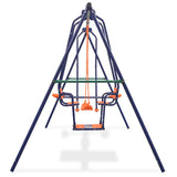 Vidaxl Swings Set con 5 asientos naranja