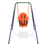 Ensemble swing pour les tout-petits Vidaxl avec harnais de sécurité orange