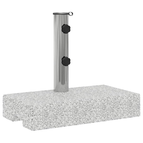 Vidaxl parasol pied rectangulaire 25 kg de granit