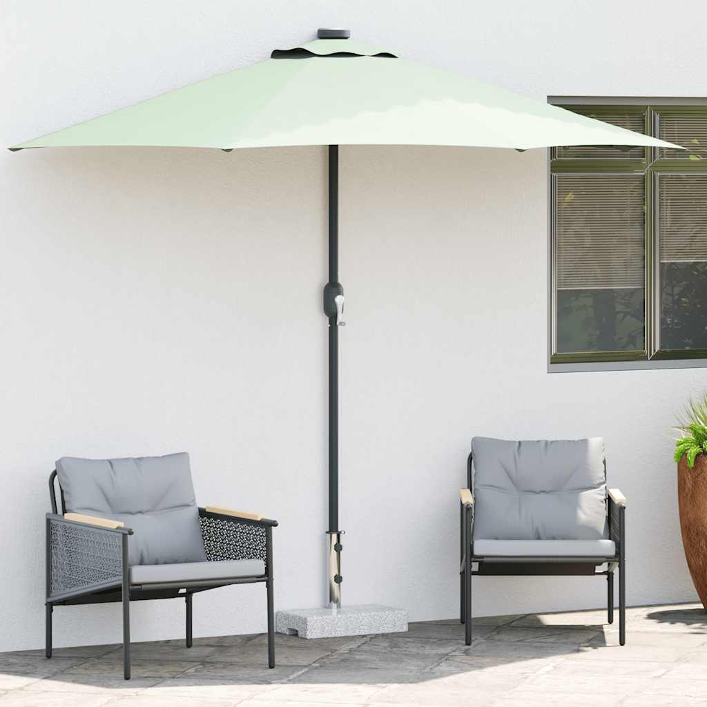 Vidaxl parasol pied rectangulaire 25 kg de granit
