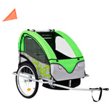 Vidaxl Voo Celo Trailer a Pram 2-in-1 gréng a gro