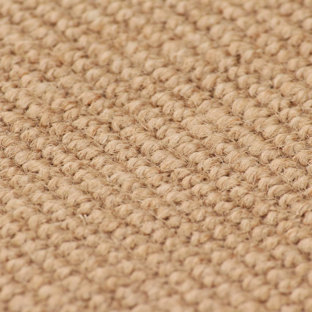 Vidaxl carpet with latex bottom 140x200 cm jute of course