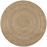 Tapis vidaxl autour de 90 cm de jute tressée