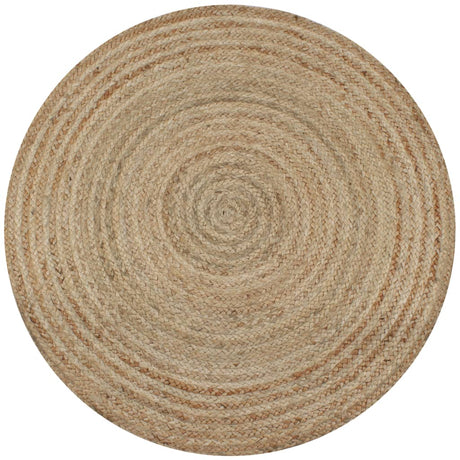 Tapis vidaxl autour de 120 cm de jute tressée