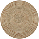 Tapis vidaxl autour de 150 cm de jute tressée