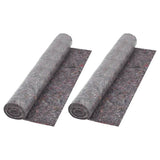 Vidaxl peinture vlie anti-glip 50 m 180 g m² gris 2 sts