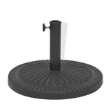 Vidaxl Parasol Foot d'environ 14 kg de résine noir