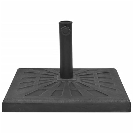 Vidaxl parasol pied carré 19 kg de résine noire