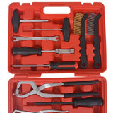 Ensemble d'outils de maintenance et de montage de Vidaxl Rem 15 pièces