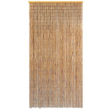 Vidaxx rideau anti-mouches 100x200 cm bambou